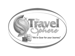 THE TRAVELSPHERE "WE'RE GEAR FOR YOUR JOURNEY" logo