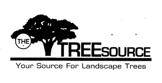 THE TREESOURCE YOUR SOURCE FOR LANDSCAPE TREES logo