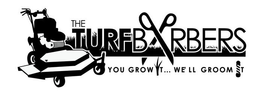 THE TURF BARBERS YOU GROW T ... WE'LL GROOM T logo