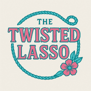THE TWISTED LASSO logo