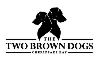 THE TWO BROWN DOGS CHESAPEAKE BAY logo