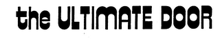 THE ULTIMATE DOOR logo