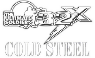 THE ULTIMATE SOLDIER 32X COLD STEEL logo