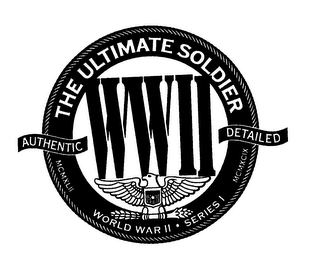 THE ULTIMATE SOLDIER WWII WORLD WAR II SERIES I AUTHENTIC DETAILED MCMXLII MCMXCIX logo