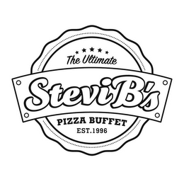 THE ULTIMATE STEVI B'S PIZZA BUFFET EST. 1996 logo