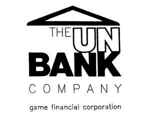 THE UN BANK COMPANY GAME FINANCIAL CORPORATION logo