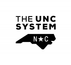 THE UNC SYSTEM NC logo