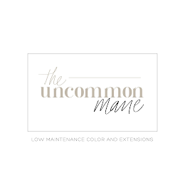 THE UNCOMMON MANE LOW MAINTENANCE COLOR AND EXTENSIONS logo