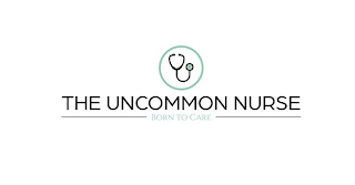 THE UNCOMMON NURSE BORN TO CARE logo