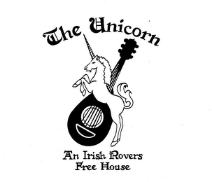 THE UNICORN AN IRISH ROVERS FREE HOUSE logo