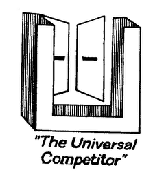 "THE UNIVERSAL COMPETITOR" logo