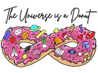 THE UNIVERSE IS A DONUT logo