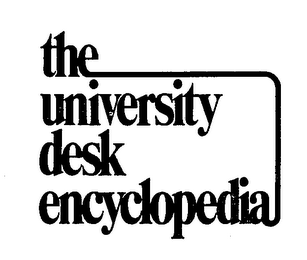 THE UNIVERSITY DESK ENCYCLOPEDIA logo
