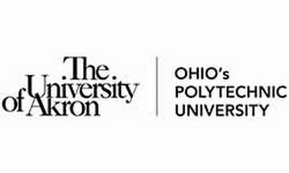 THE UNIVERSITY OF AKRON OHIO'S POLYTECHNIC UNIVERSITY logo