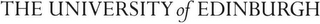 THE UNIVERSITY OF EDINBURGH logo