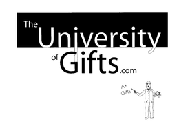 THE UNIVERSITY OF GIFTS.COM A+ GIFTS logo