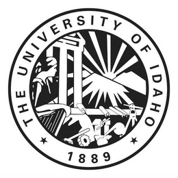 THE UNIVERSITY OF IDAHO 1889 logo