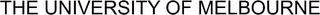THE UNIVERSITY OF MELBOURNE logo