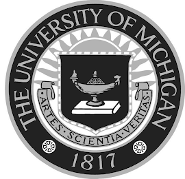 THE UNIVERSITY OF MICHIGAN 1817 ARTES SCIENTIA VERITAS logo