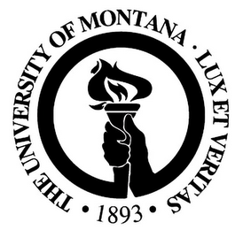 THE UNIVERSITY OF MONTANA · LUXET VERITAS ·1893 · logo