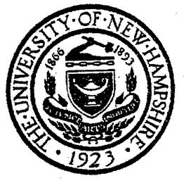 THE UNIVERSITY OF NEW HAMPSHIRE 1923 logo