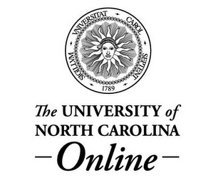 THE UNIVERSITY OF NORTH CAROLINA ONLINE SIGILLVM VNIVERSITAT CAROL SEPTENT 1789 logo