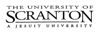 THE UNIVERSITY OF SCRANTON A JESUIT UNIVERSITY logo