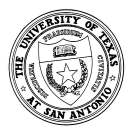 THE UNIVERSITY OF TEXAS AT SAN ANTONIO DISCIPLINA PRAESIDIUM CIVITATIS logo