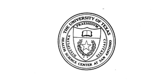 THE UNIVERSITY OF TEXAS HEALTH SCIENCE CENTER AT SAN ANTONIO DISCIPLINA PRAESIDIUM CIVITATIS logo