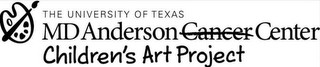 THE UNIVERSITY OF TEXAS MD ANDERSON CANCER CENTER CHILDREN'S ART PROJECT logo