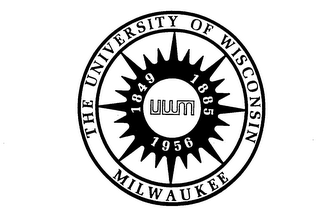 THE UNIVERSITY OF WISCONSIN MILWAUKEE 1849 1885 1956 UWM logo
