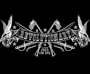 THE USA REVOLUTIONARY LIVE FREE OR DIE logo