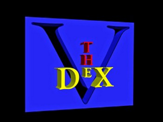 THE V DEX logo