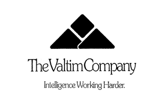 THE VALTIM COMPANY INTELLIGENCE WORKING HARDER. logo