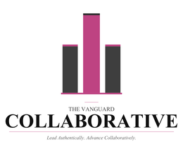 THE VANGUARD COLLABORATIVE. LEAD AUTHENTICALLY. ADVANCE COLLABORATIVELY. logo