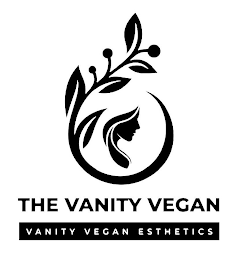 THE VANITY VEGAN VANITY VEGAN ESTHETICS logo