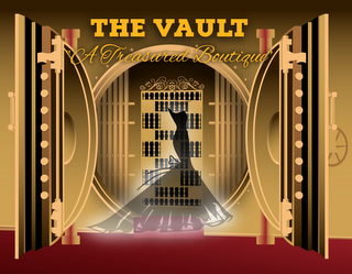 THE VAULT "A TREASURED BOUTIQUE" logo