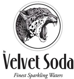 THE VELVET SODA FINEST SPARKLING WATERS logo