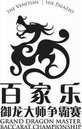 THE VENETIAN THE PALAZZO GRAND DRAGON MASTER BACCARAT CHAMPIONSHIP logo