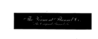 THE VERMONT FLANNEL CO. "THE ORIGINAL FLANNEL TEE" logo