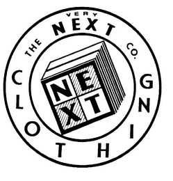 THE VERY NEXT CO. CLOTHING logo