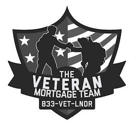 THE VETERAN MORTGAGE TEAM 833-VET-LNDR logo