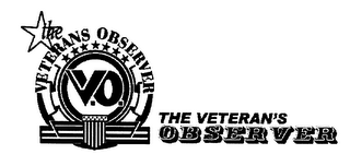 THE VETERANS OBSERVER V.O. logo