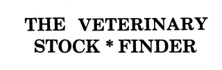 THE VETERINARY STOCK FINDER logo