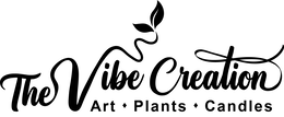 THE VIBE CREATION ART - PLANTS - CANDLES logo