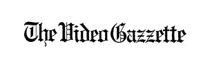 THE VIDEO GAZZETTE logo