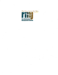 THE VIEW ACROSS THE SILOS THE RETIREMENTMANAGEMENT JOURNAL RMJ logo
