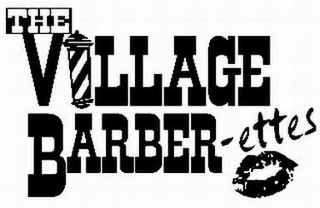 THE VILLAGE BARBER-ETTES logo