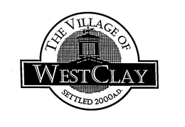 THE VILLAGE OF WESTCLAY SETTLED 2000 A.D. logo