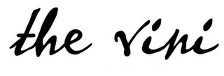 THE VINI logo